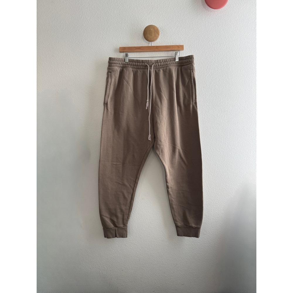 Skims Fleece Brown Sweatpants Joggers Size XL